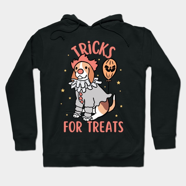 Tricks for treats halloween dog Hoodie by Yarafantasyart